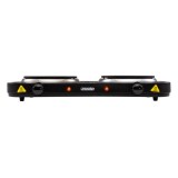 Mesko Home MS 6509 Piano cottura Nero Da banco Piastra sigillata 2 zone