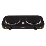 Mesko Home MS 6509 Piano cottura Nero Da banco Piastra sigillata 2 zone
