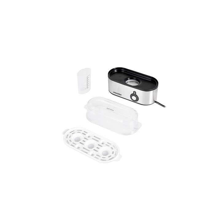 Mesko MS 4485 Cuocitore per uova 3 uova 210 W nero argento trasparente