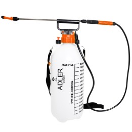 Pressione Sprayer ADLER AD 6809 manuale 8L bianco arancione