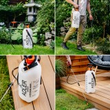 Pressione Sprayer ADLER AD 6809 manuale 8L bianco arancione