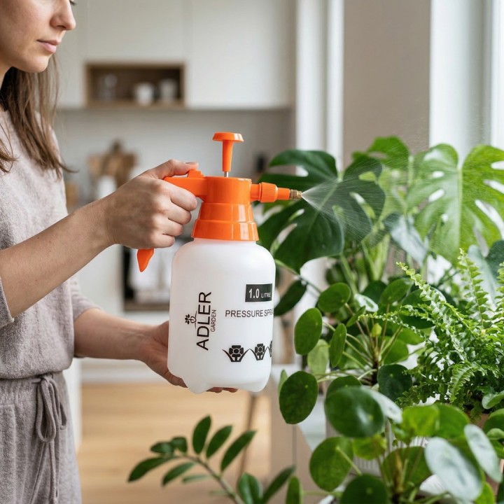 Pressione Sprayer ADLER AD 6811 manuale 1L bianco arancione