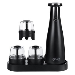 Set mulino per spezie Adler AD 4449B nero