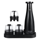 Set mulino per spezie Adler AD 4449B nero