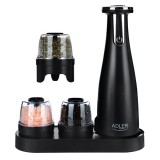 Set mulino per spezie Adler AD 4449B nero