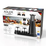 Set mulino per spezie Adler AD 4449B nero
