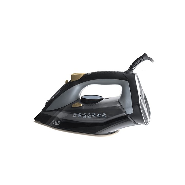Ferro da stiro a vapore ADLER AD 5038 3000W nero