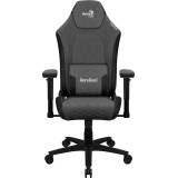 Aerocool CROWNASHBK Sedia gaming ergonomica con cuscini regolabili tecnologia AeroWeave nero