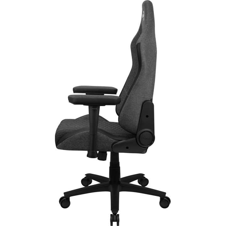 Aerocool CROWNASHBK Sedia gaming ergonomica con cuscini regolabili tecnologia AeroWeave nero