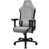 Aerocool CROWNASHGR Sedia gaming ergonomica con cuscini regolabili tecnologia AeroWeave grigio