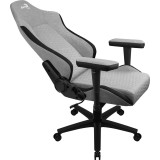 Aerocool CROWNASHGR Sedia gaming ergonomica con cuscini regolabili tecnologia AeroWeave grigio