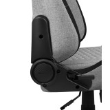 Aerocool CROWNASHGR Sedia gaming ergonomica con cuscini regolabili tecnologia AeroWeave grigio