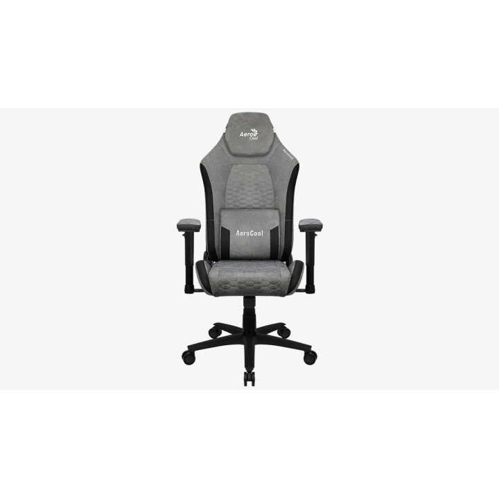Aerocool Crown AeroSuede Sedia gaming universale con seduta imbottita grigio pietra