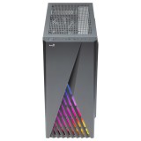 Case per PC Aerocool DELTABKV1 ATX RGB con finestra laterale completa e ventola frontale 12cm nero