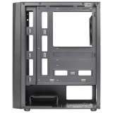 Case per PC Aerocool DELTABKV1 ATX RGB con finestra laterale completa e ventola frontale 12cm nero