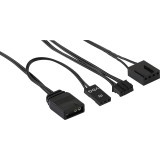 Aerocool DUO12PRO Kit 3xFan 12cm ARGB LED Dual Ring Antivibrazioni 6 Pin nero