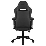Aerocool ROYALASHBK Sedia gaming ergonomica premium con poggiapiedi e tecnologia Aeroweave nero