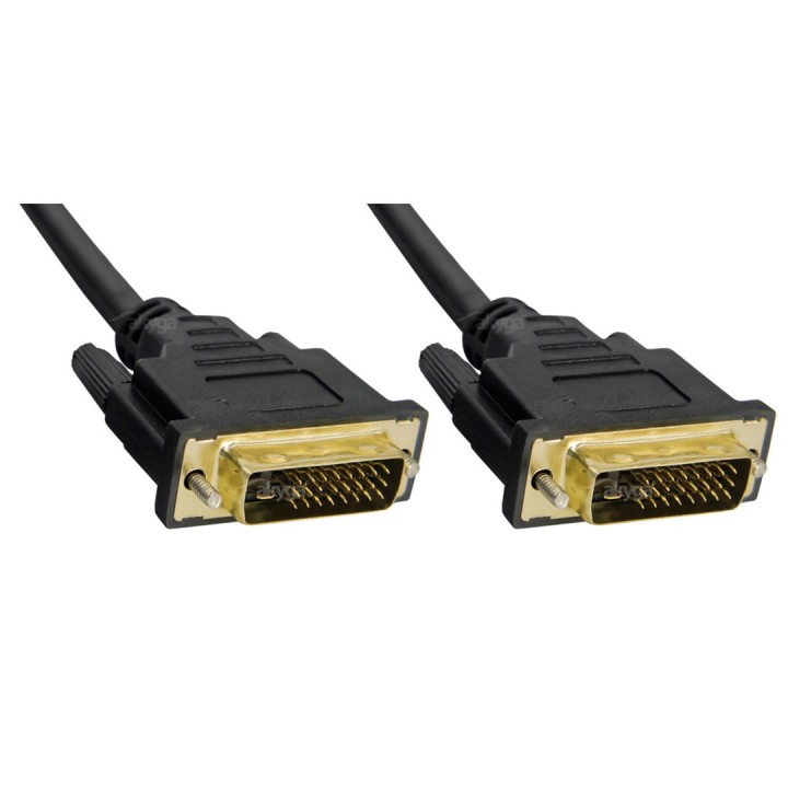 Akyga AK-AV-06 DVI Cavo 1.8 m DVI-D nero