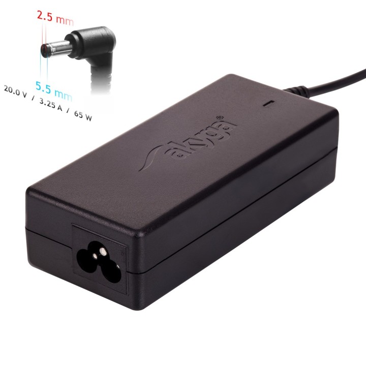 Akyga AK-ND-17 Adattatore/inverter per interni 65 W nero