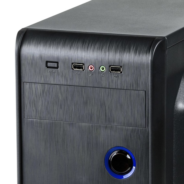 Akyga AK939BL Case per PC Midi Tower nero