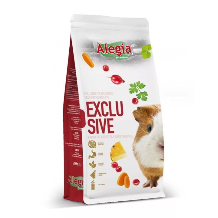 ALEGIA Exclusive Porcellino d'India - cibo per cavie domestiche - 700g