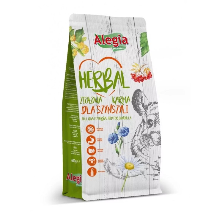 ALEGIA Herbal - cibo secco per cincillà - 600g