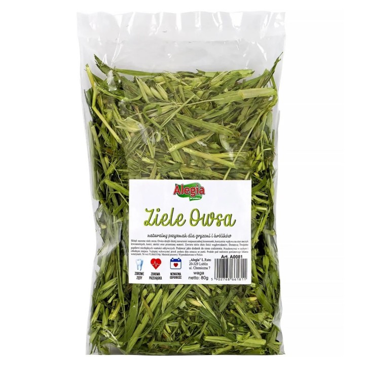 ALEGIA erba d'avena - snack per roditori e conigli - 80g