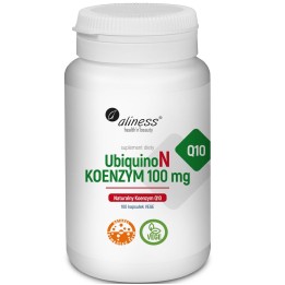 ALINESS 100% UbiquinoN Coenzima Q10 100 mg naturale – integratore alimentare – 100 capsule