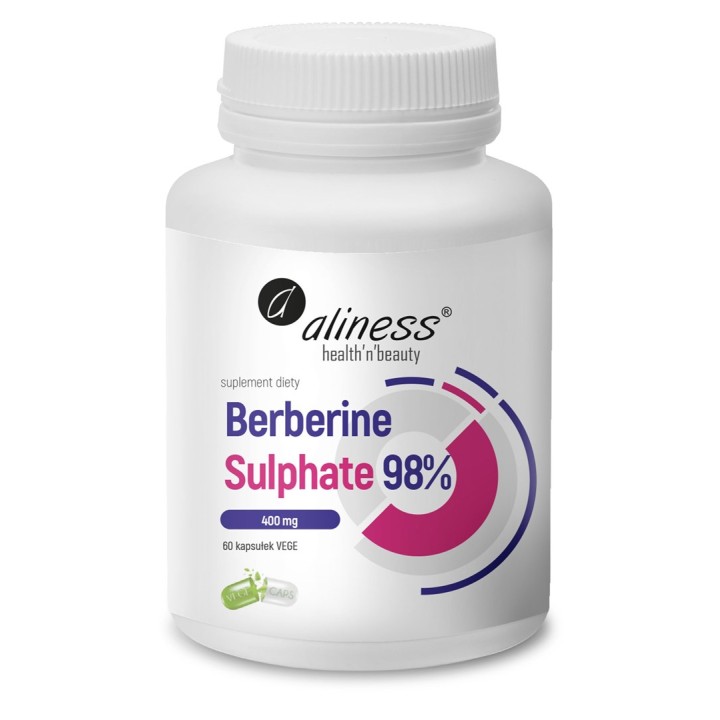 ALINESS Berberine Sulphate 98% 400 mg – integratore alimentare – 60 capsule