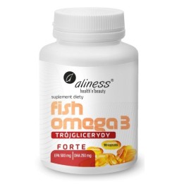 ALINESS Fish Omega 3 FORTE 500/250mg – integratore alimentare – 90 capsule