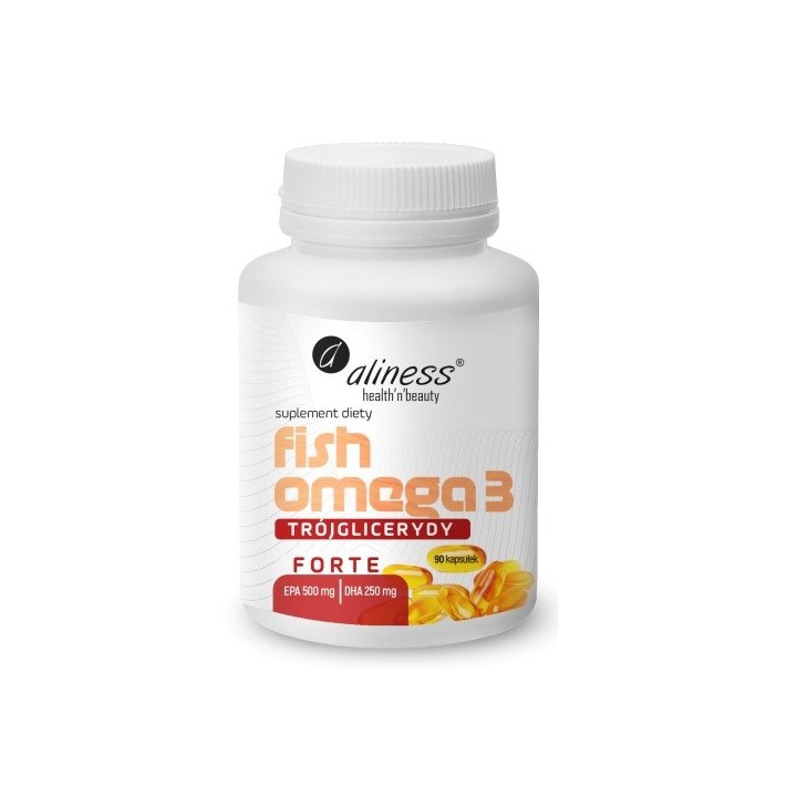 ALINESS Fish Omega 3 FORTE 500/250mg – integratore alimentare – 90 capsule