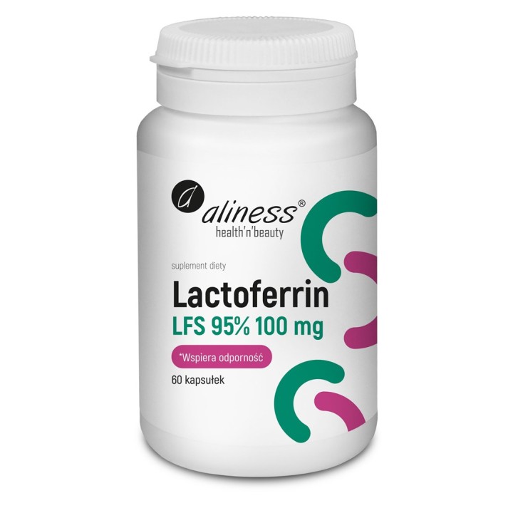 ALINESS Lactoferrin LFS 95% 100 mg – integratore alimentare – 60 capsule