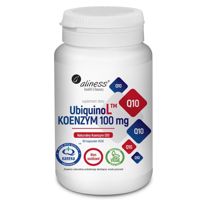 ALINESS UbiquinoL Kaneka Natural Coenzima 100 mg – integratore alimentare – 60 capsule
