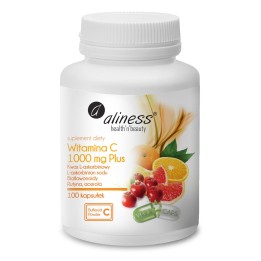 ALINESS Vitamina C 1000 mg Plus – integratore alimentare – 100 capsule