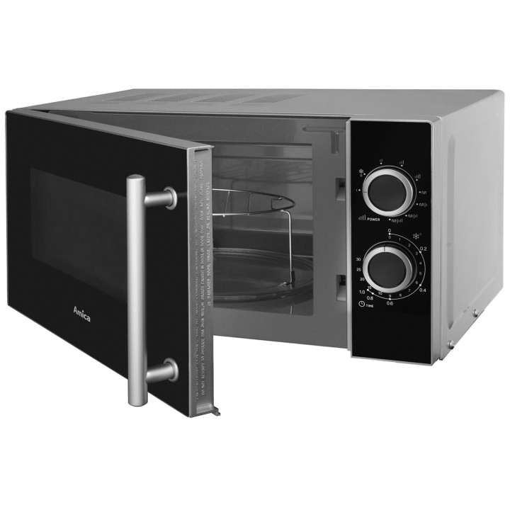 Amica AMGF20M1GS microonde Piano di lavoro Grill microonde 20 L 700 W nero argento