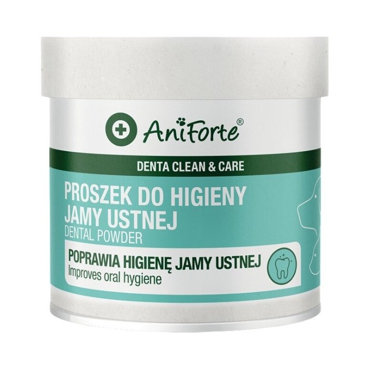 ANIFORTE polvere per l'igiene orale per cani e gatti - 80 g
