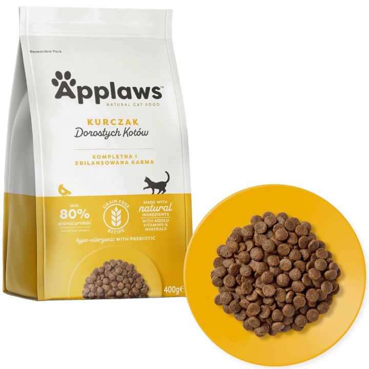 APPLAWS Adult Pollo - cibo secco per gatti - 400g