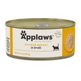 APPLAWS Petto di pollo in brodo - cibo umido per gatti - 156g