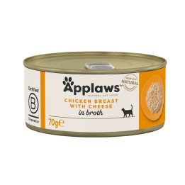 APPLAWS Petto di pollo con formaggio - cibo umido per gatti - 70g