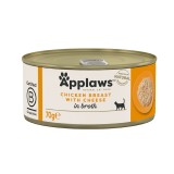 APPLAWS Petto di pollo con formaggio - cibo umido per gatti - 70g