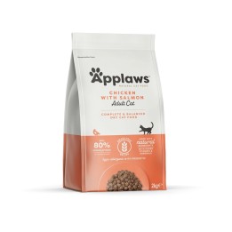 APPLAWS Pollo con salmone - cibo secco per gatti - 2kg