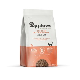 APPLAWS Pollo con salmone - cibo secco per gatti - 7 5kg