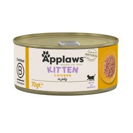 APPLAWS Kitten Pollo in gelatina - cibo umido per gatti - 70g