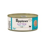 APPLAWS Kitten filetto di tonno in gelatina - cibo umido per gatti - 70g