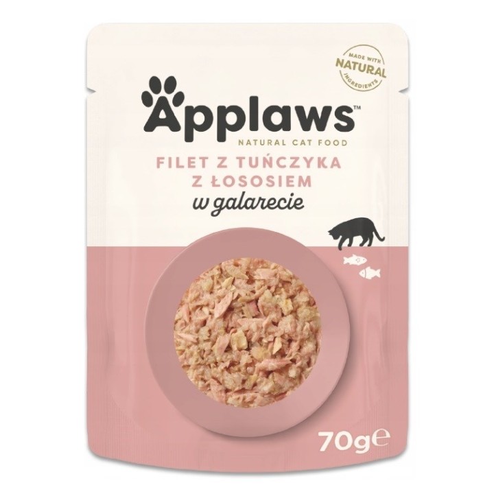 Applaws Gatto tonno e salmone in gelatina 70g