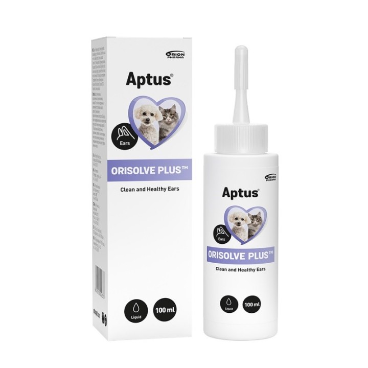APTUS Orisolve Plus - soluzione per la pulizia delle orecchie per cani e gatti – 100 ml