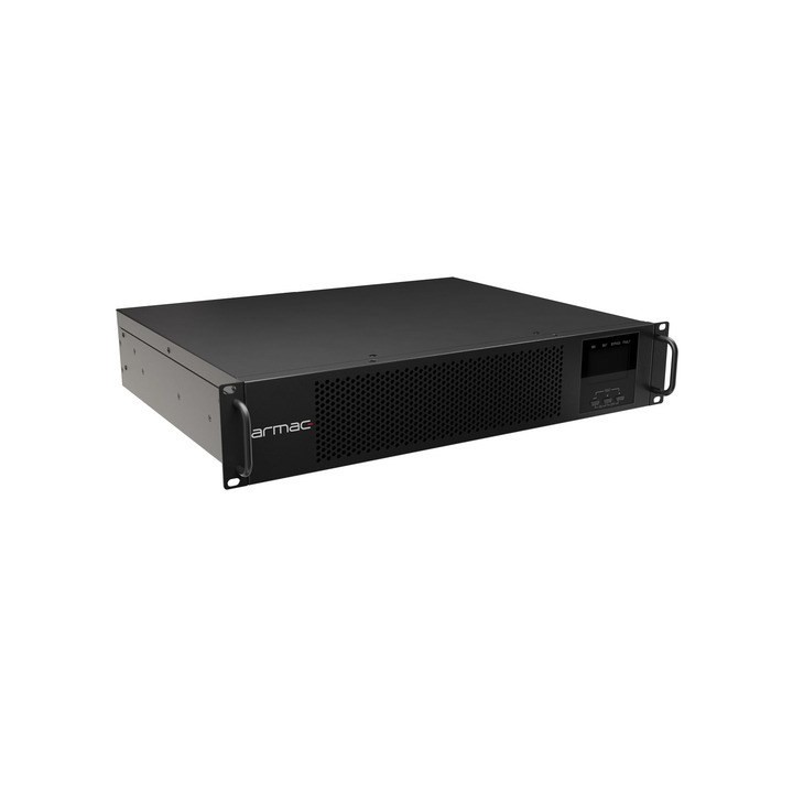Armac R/1000I/PF1/DF Rack UPS On-Line 1000VA 8× IEC C13 USB-B LCD custodia in metallo senza polvere