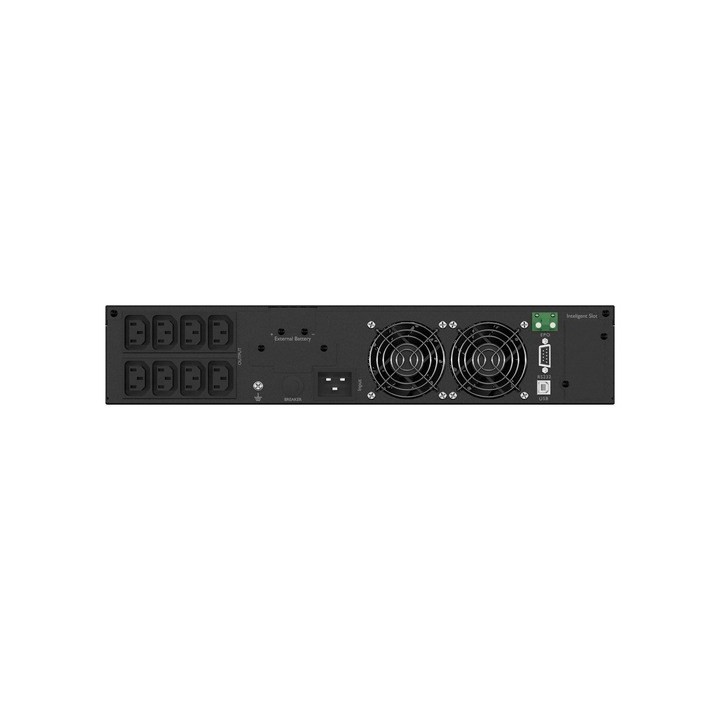 Armac R/2000I/PF1/DF Rack UPS On-Line 2000VA 8× IEC C13 USB-B LCD custodia in metallo senza polvere