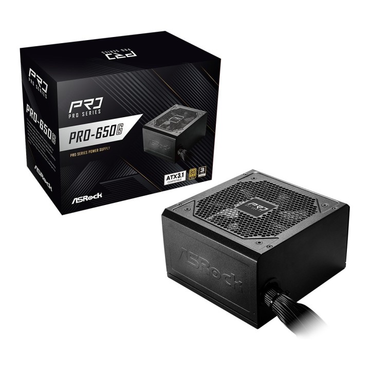 ASRock PRO-650G 650W 80 PLUS alimentatore Gold