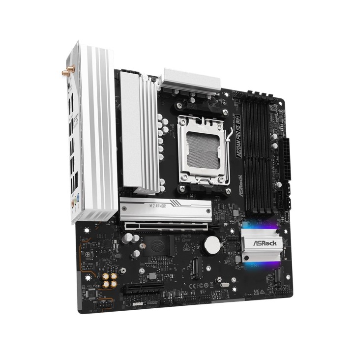 Asrock A620AM Pro RS WiFi AMD A620A Socket AM5 micro ATX
